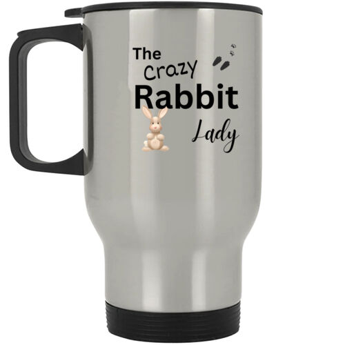 crazy rabbit lady mug Thumbnail