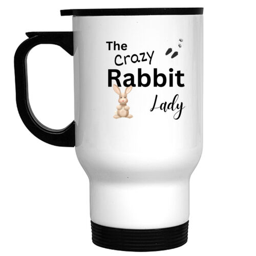 crazy rabbit lady mug Thumbnail
