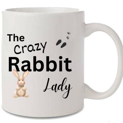 crazy rabbit lady mug - front only Thumbnail